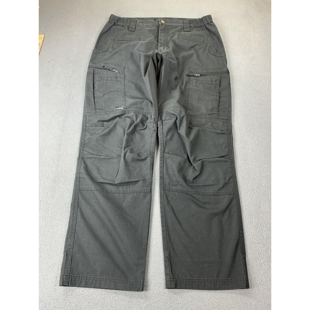 LAPG Pants Mens 36x32 Black‎ Cargo Regular Fit Atlas Tactical Canvas Workwear